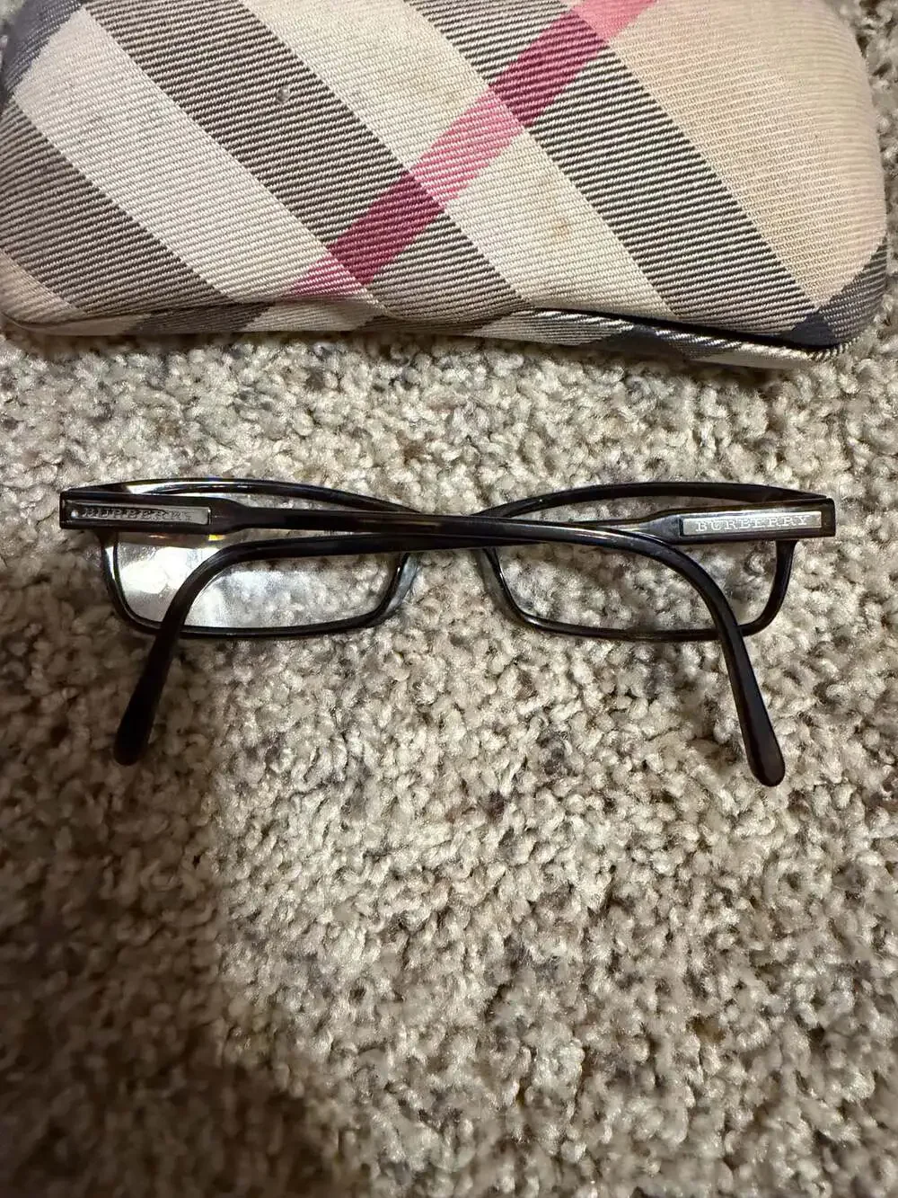 Burberry B 2004 3002 Prescription Eyeglasses with Nova Check Case